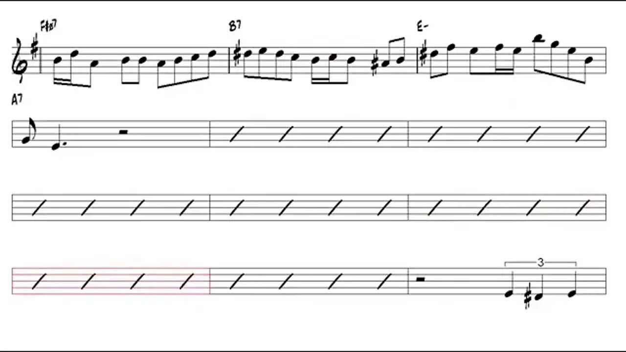 Autumn Leaves Joseph Kosma 1947 Alto Sax 2