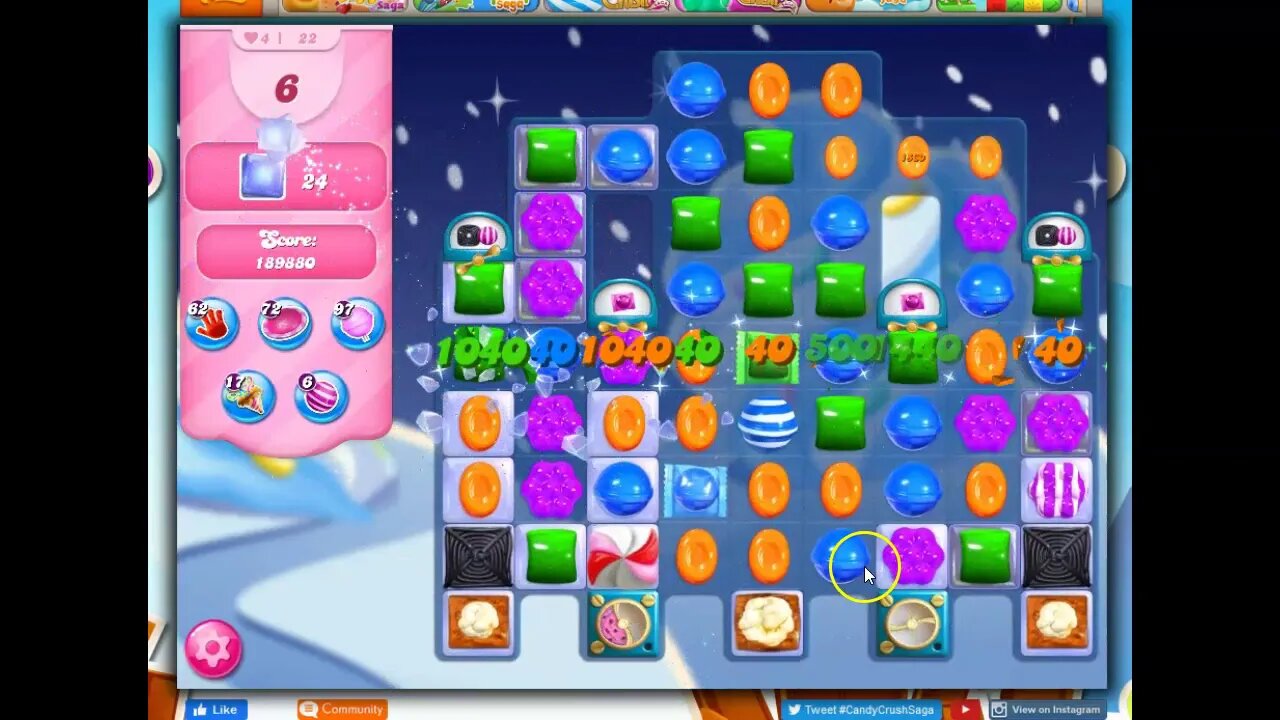 Winter Festival Level 22 Audio Talkthrough for Candy Crush