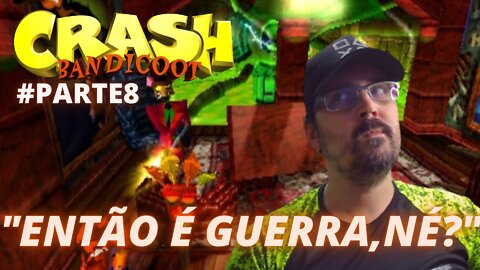 JOGANDO ATÉ ZERAR - CRASH BANDICOOT - PLAYSTATION 1 - #parte8 / Tente outra vez, PINSTRIPE