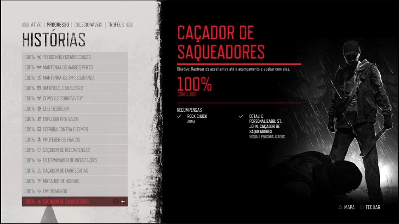 Days Gones 100% - Caçador de Saqueadores 100%