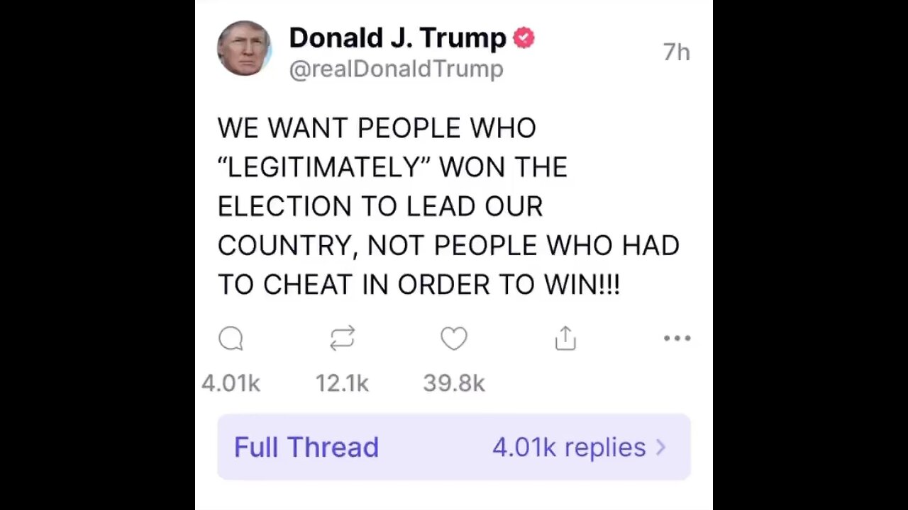 Trump Is Right!