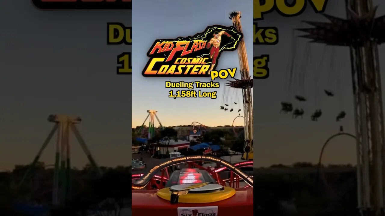 NEW First Look at KID FLASH Cosmic Coaster ⚡️