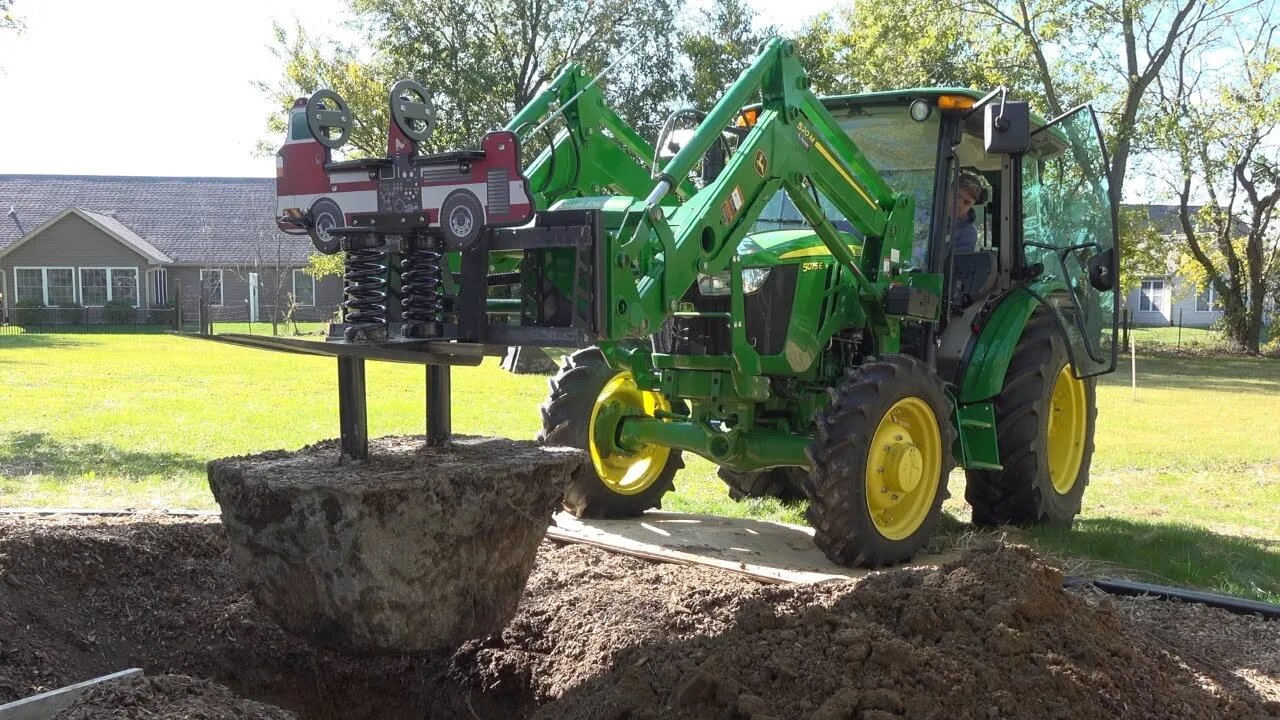 Playground Do-Over! Deere 2038R Backhoe & 5075E New Camera System!