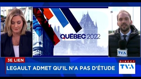 Legault a menti sur les études concernant le 3e lien