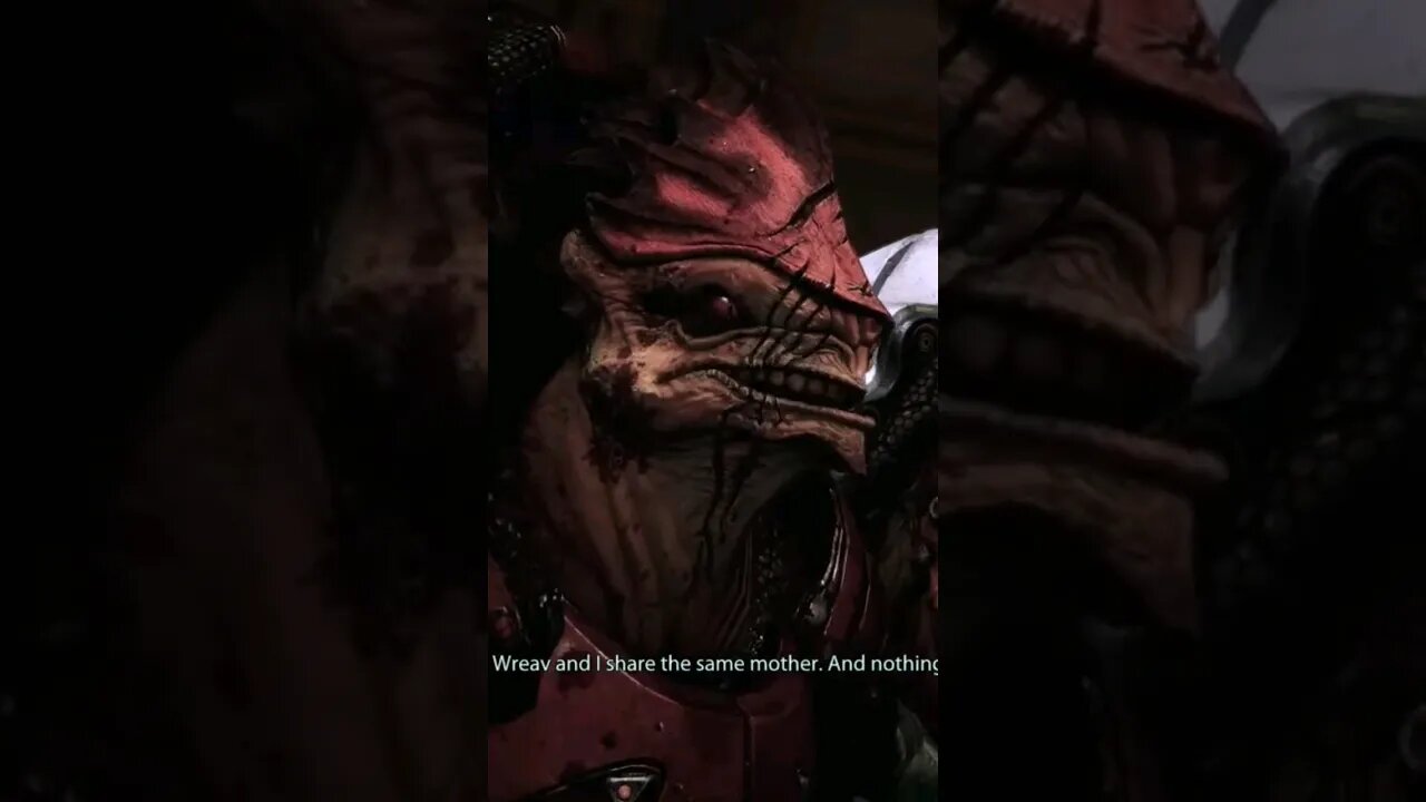 Wrex's yomama joke #masseffect #masseffect3 #gaming #bioware #shorts #meme #livestreaming #bioware