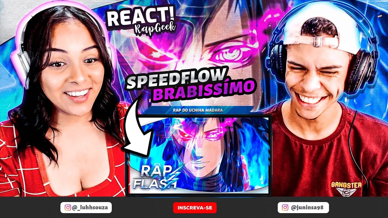 Rap do Madara Uchiha - A lenda reencarnada // SpeedRap 02 // Flash Beats | [React RapNerd]🔥