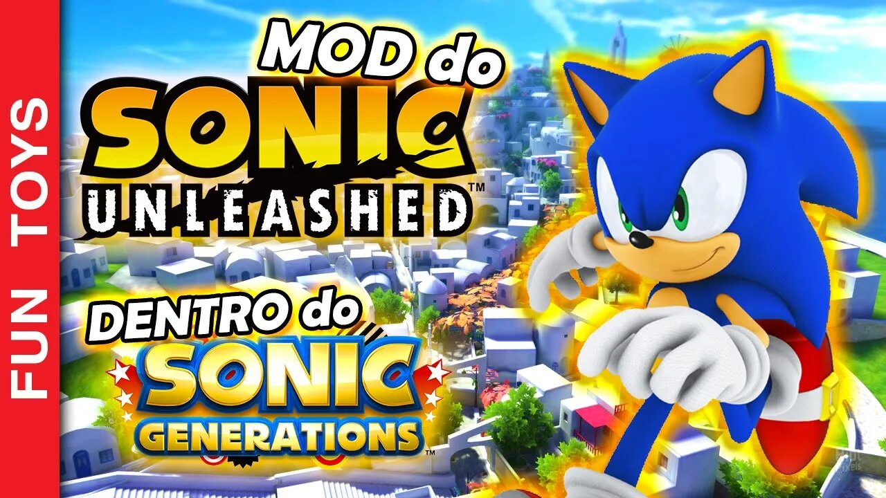 SONIC GENERATIONS #14 - Fases do SONIC UNLEASHED usando MOD com gráficos melhorados, 60 FPS e 1080p!