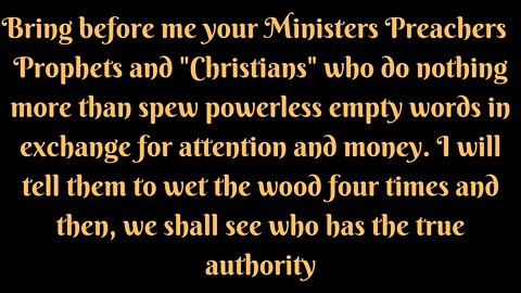 SO WHY CAN AN "ATHEIST" HEAR THE VOICE OF GOD AND PROCLAIM IT , YET MOST "CHRISTIANS" CANNOT ?