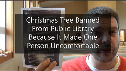 Christmas Tree Banned From Public Library Because It Made One Person Uncomfortable