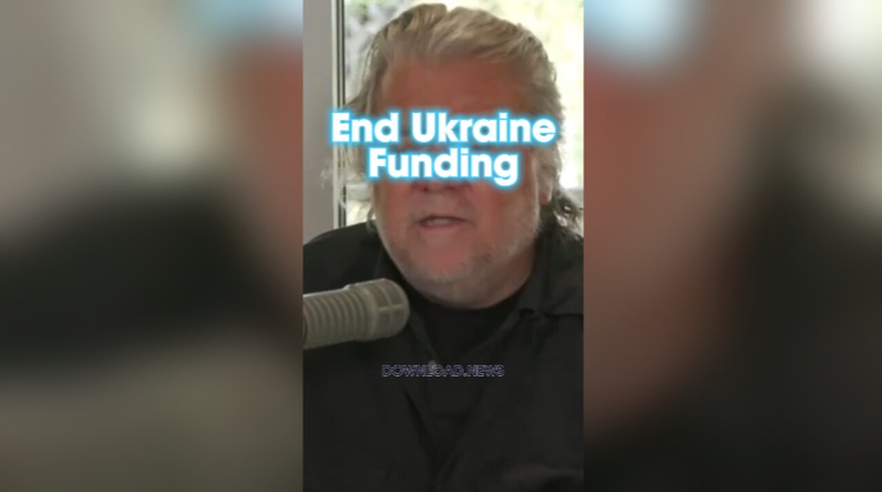 Steve Bannon: The Military Industrial Complex is Trying To Turn Ukraine Into The Next Iraq - 4/20/24