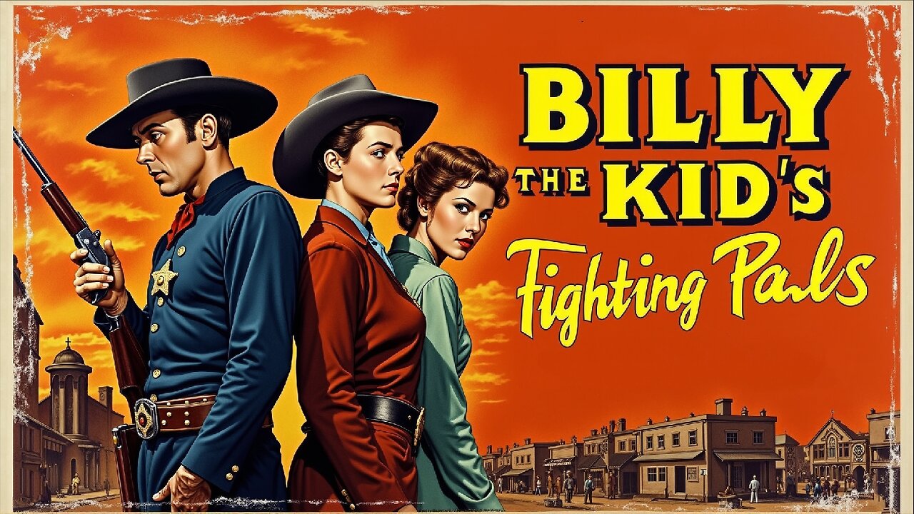 BILLY THE KID'S FIGHTING PALS (1941) Bob Steele, Al St. John & Phyllis Adair | Western | B&W