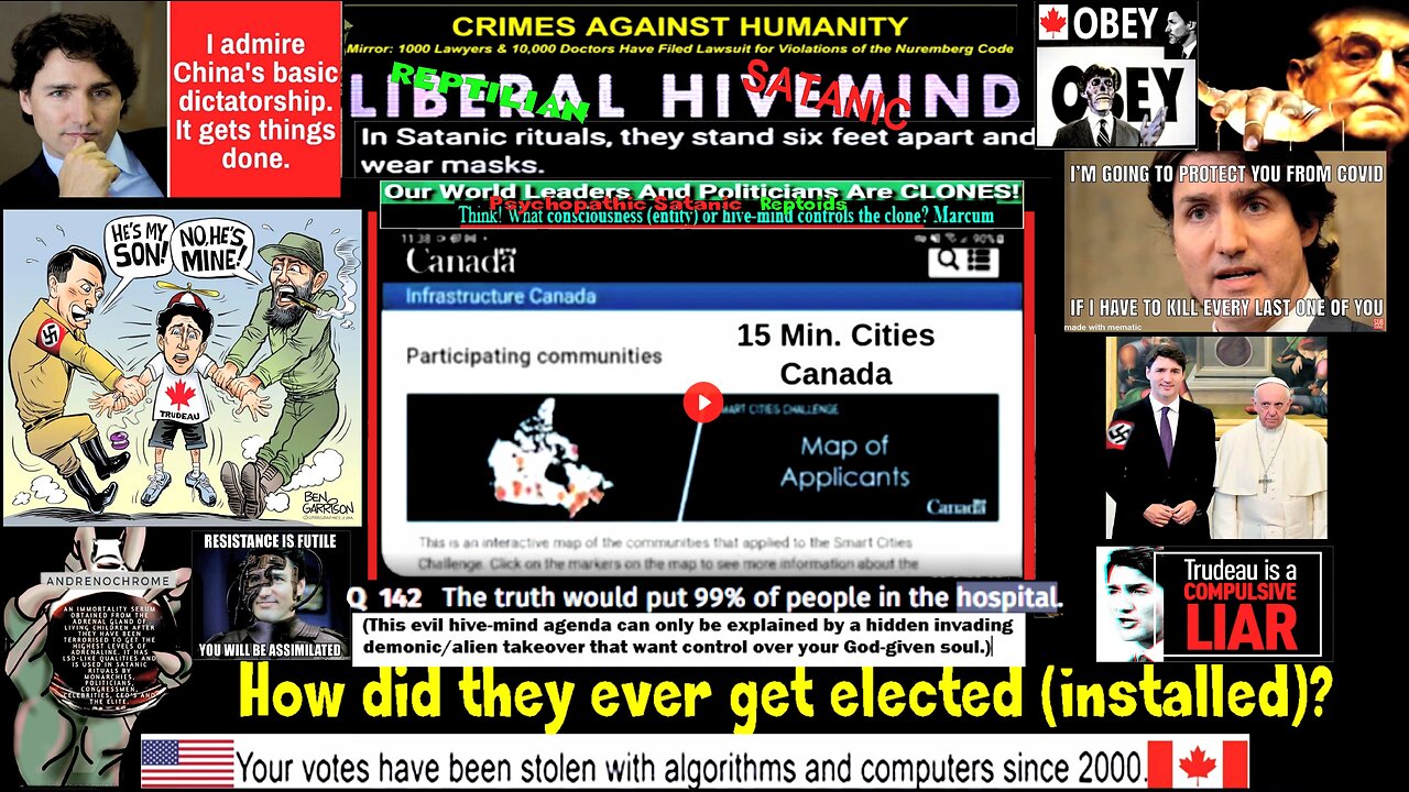 15 MINUTE DIGITAL PRISONS IN CANADA MORONS WHO GOT VAXXED ! Wake Up Canada!