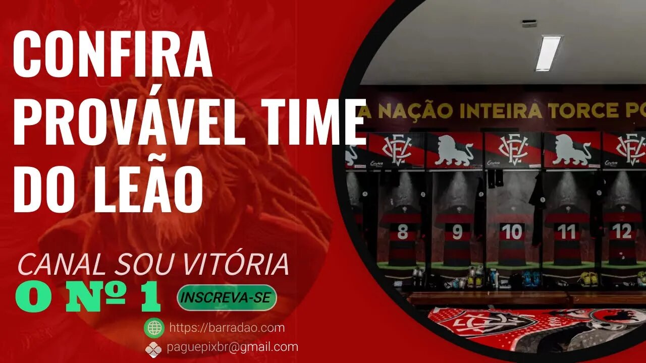 Confira a provável escalação do Vitória, pendurados, desfalques, arbitragem e onde assistir ao jogo