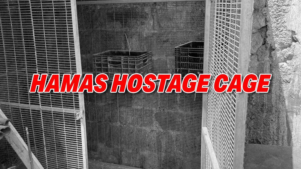 IDF DISCOVERS HAMAS'S HOSTAGE CAGES IN GAZA TUNNEL COMPLEX