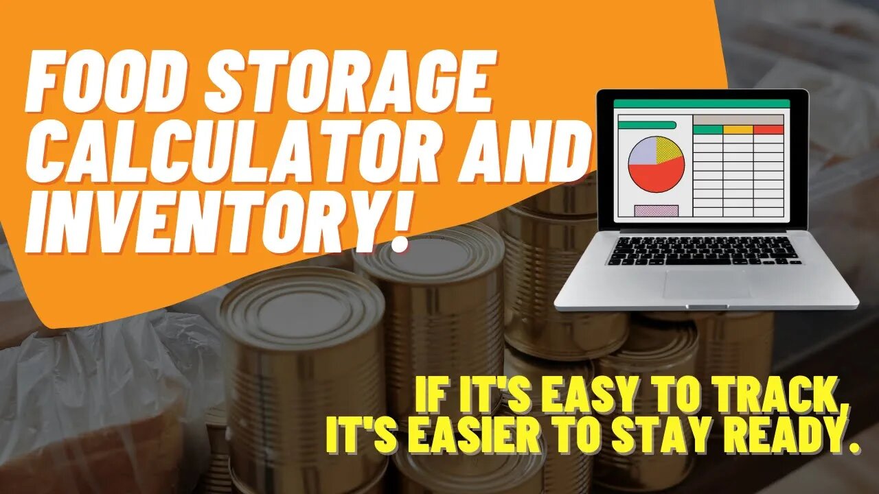 Food Storage Calculator Download and Instructions