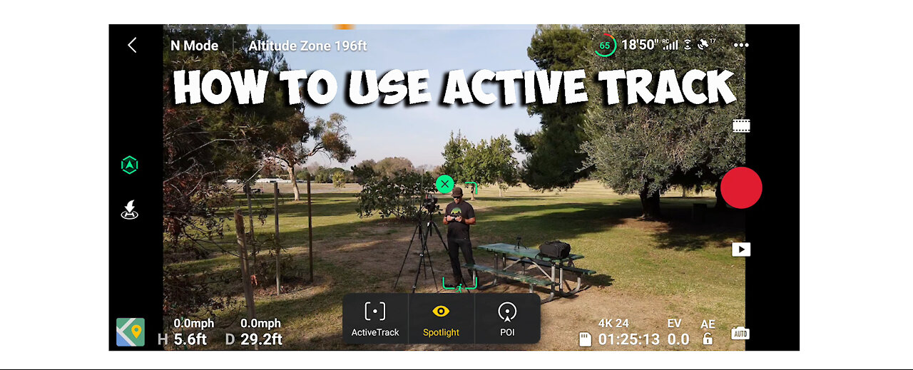 DJI Mavic Air 2 - How to Use Active Track 3.0 & Set Up - Tutorial and Advice For Great Results - 4k