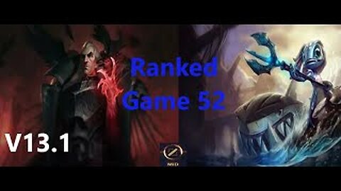 Ranked Game 52 Swain Vs Fizz Mid League Of Legends V13.1