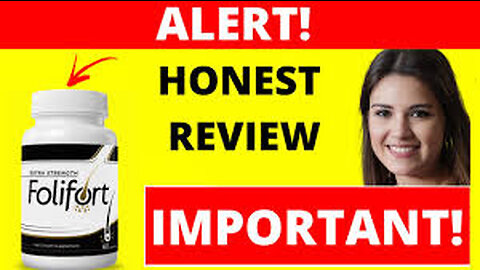 FOLIFORT REVIEW - ((2022 HIGHEST ALERT!)) - Folifort Reviews - Folifort Ingredients #folifort