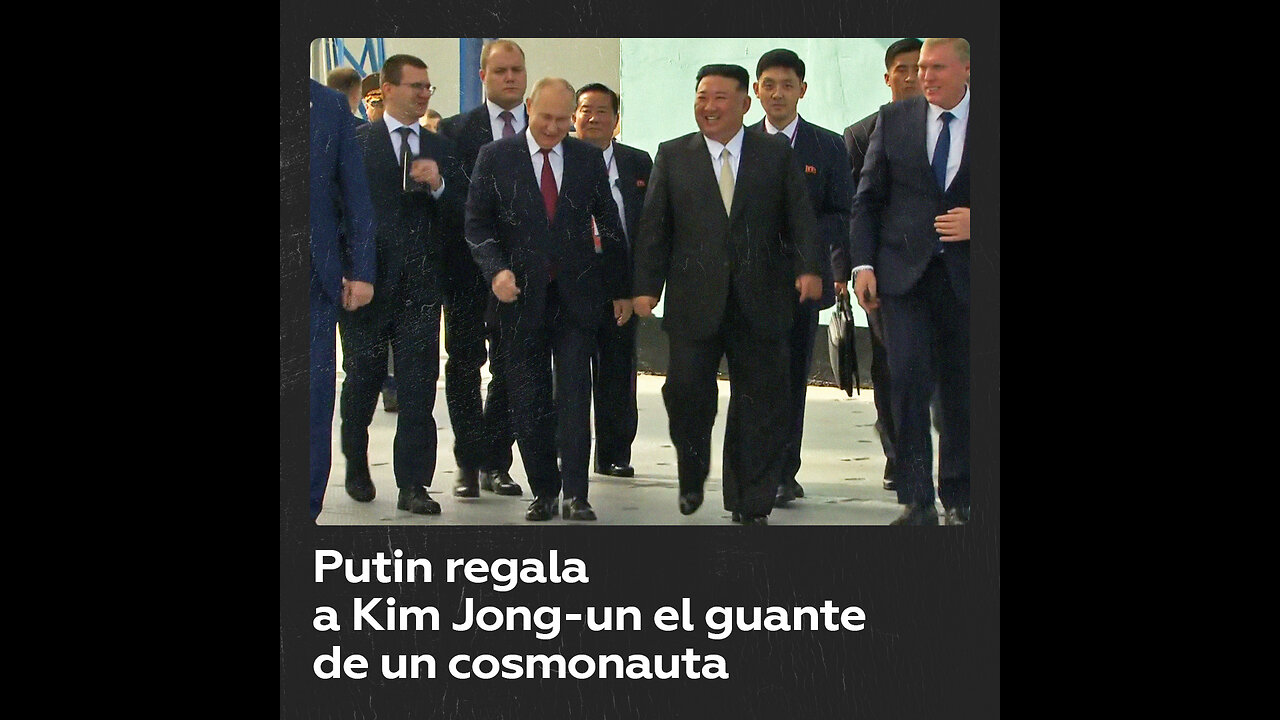 Putin regala a Kim Jong-un el guante de un traje espacial usado en órbita