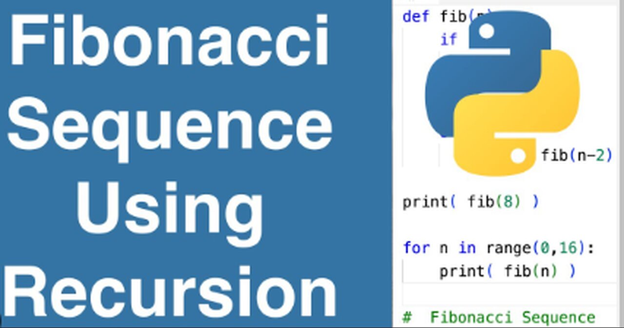 Fibonacci Sequence Using Recursion