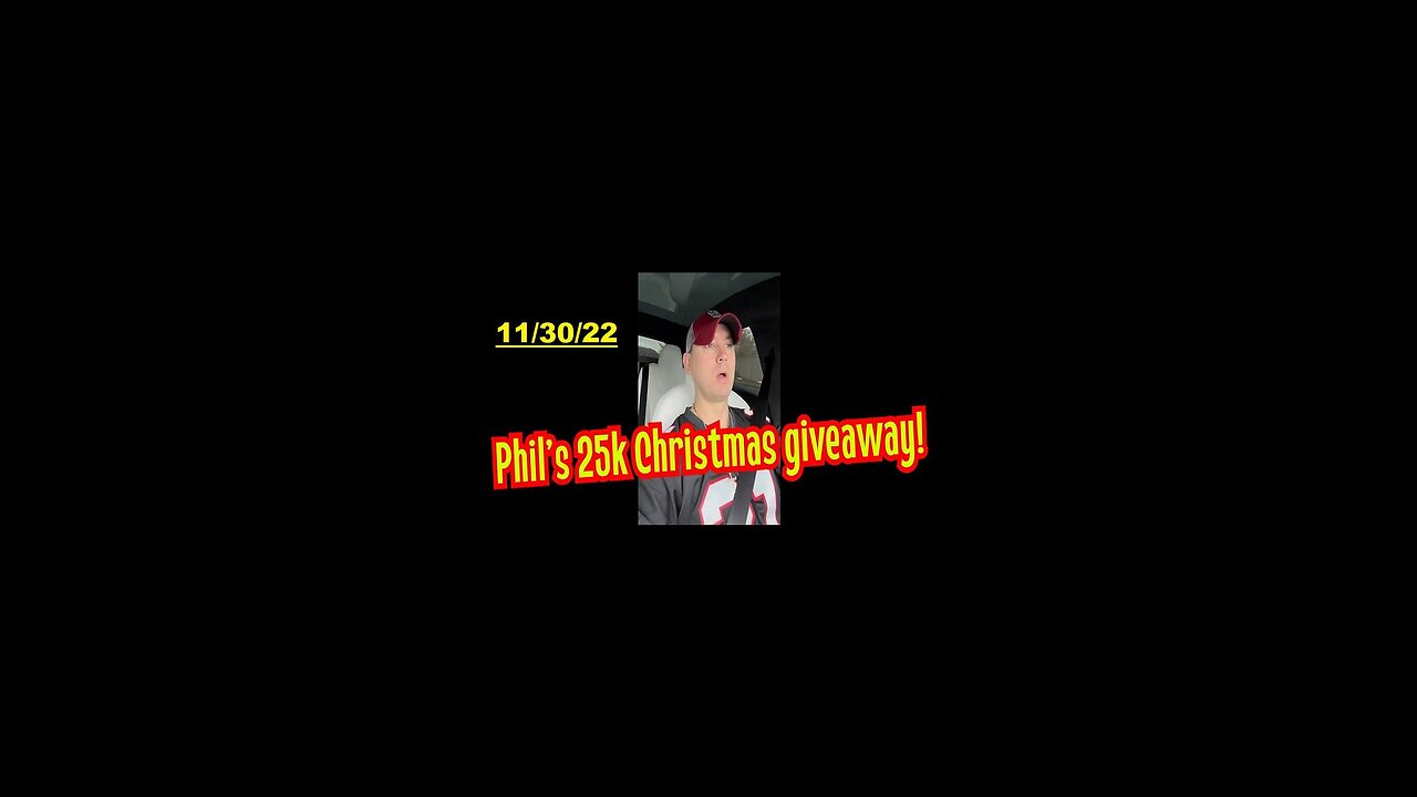 Phil Godlewski Update: Phil’s 25k Christmas giveaway!