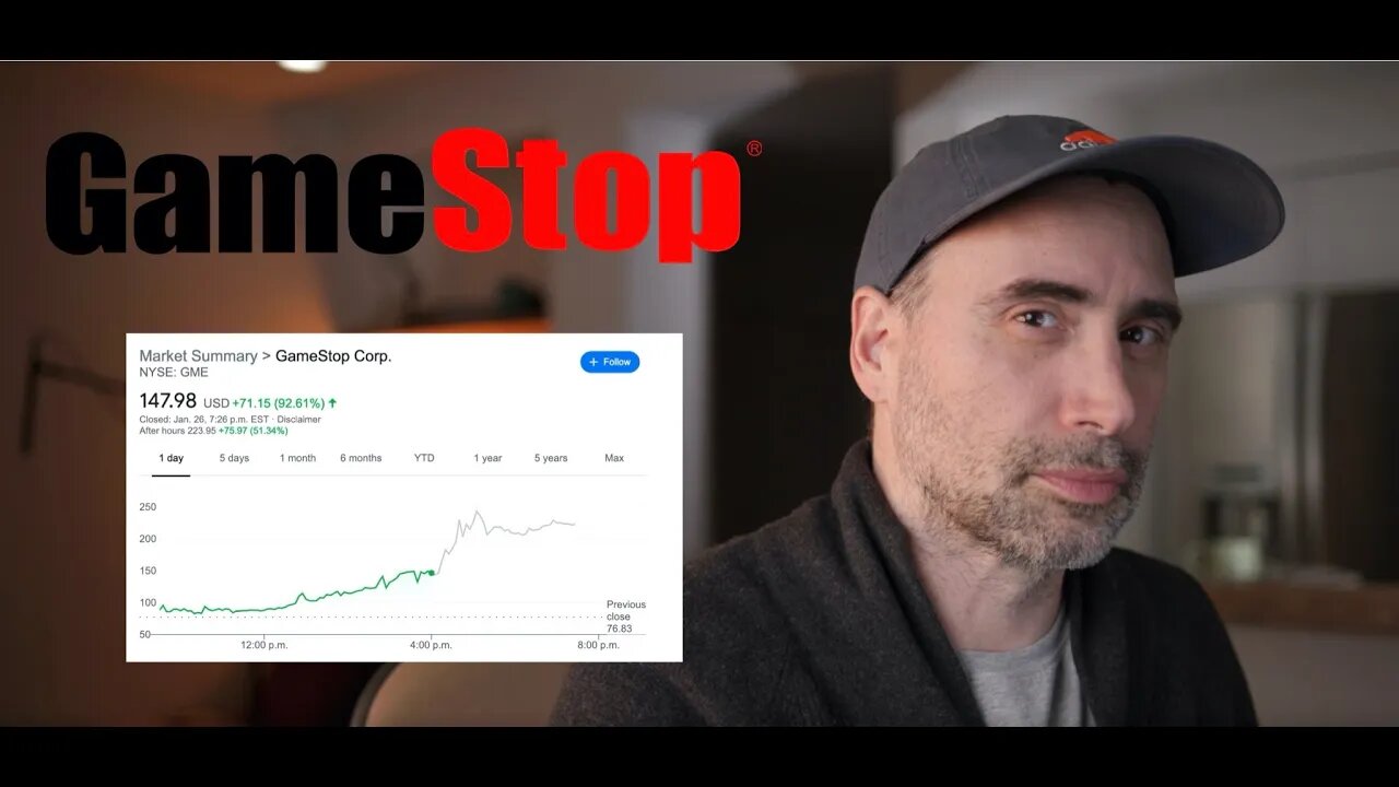 GME - Gamestop Stops the Shorts! 169 yrs old Nerd Talks!