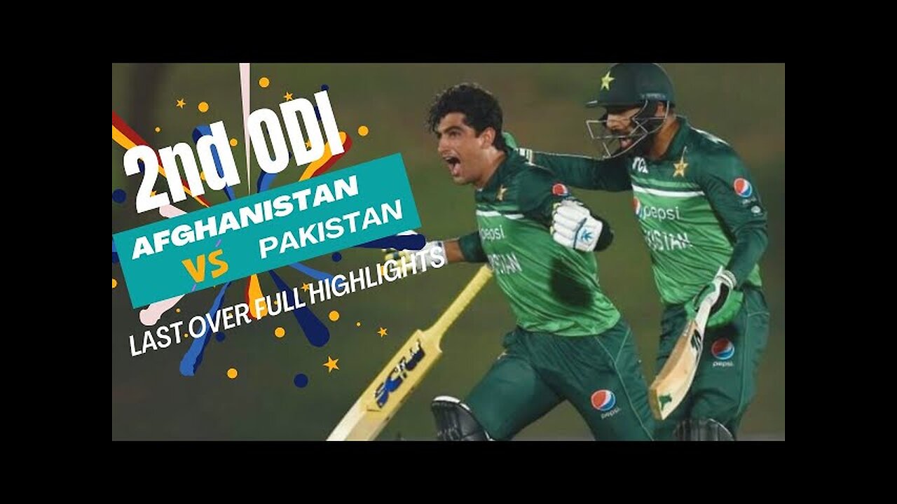 Pak Vs Afg Last Overs Highlights with funny Commentary