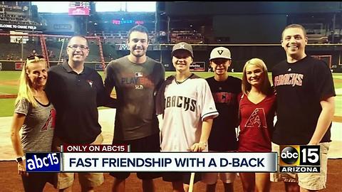 A.J. Pollock creates lasting connection with teenage fan fighting cancer