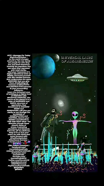 ▪︎THE UNIVERSAL LAWS OF AWARENESS▪︎