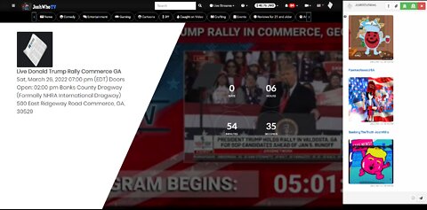 Live Donald Trump Rally Commerce GA