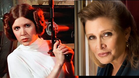 Another Sick Satanic LGBTQIA+ Androgynous Actor MAN: Carrie Fisher!