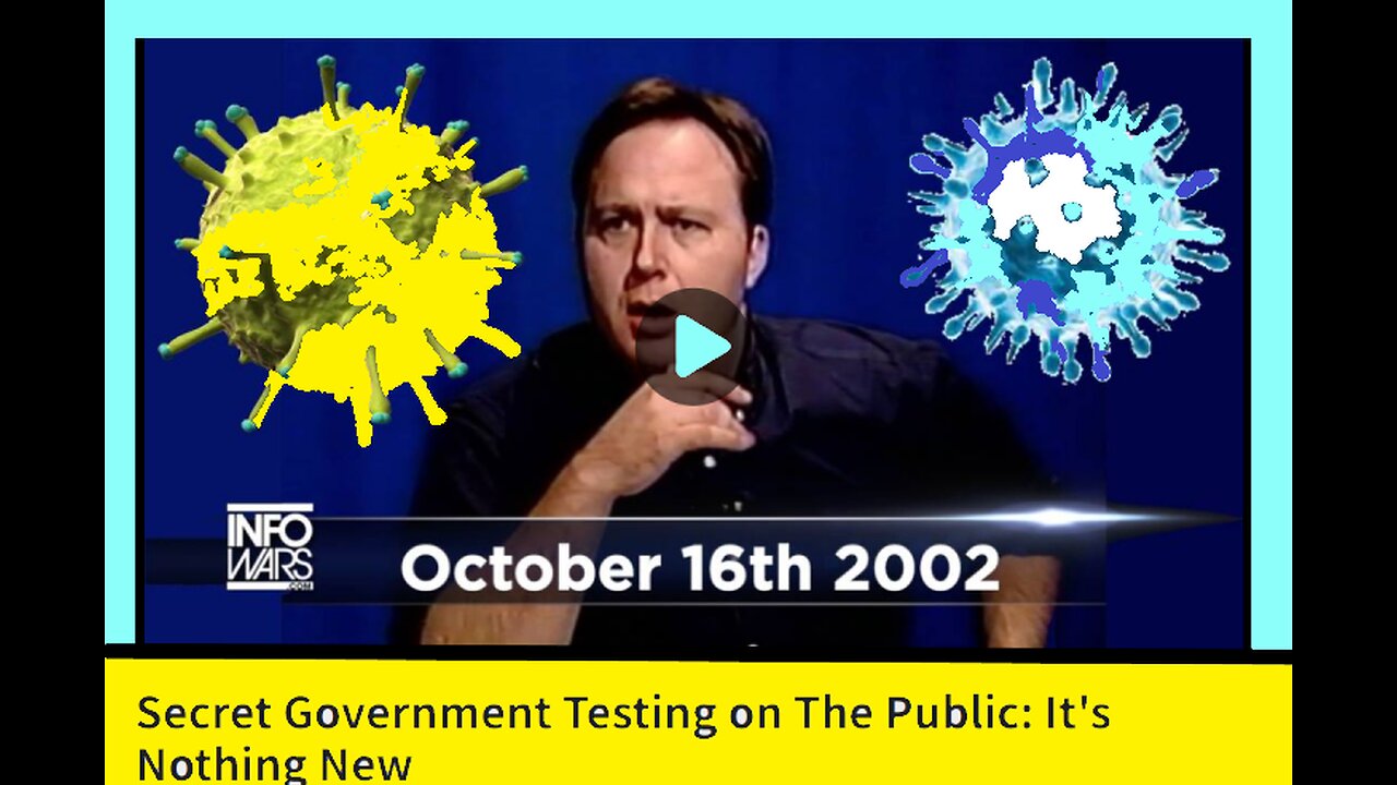 Secret Government Testing on The Public: It's Nothing New