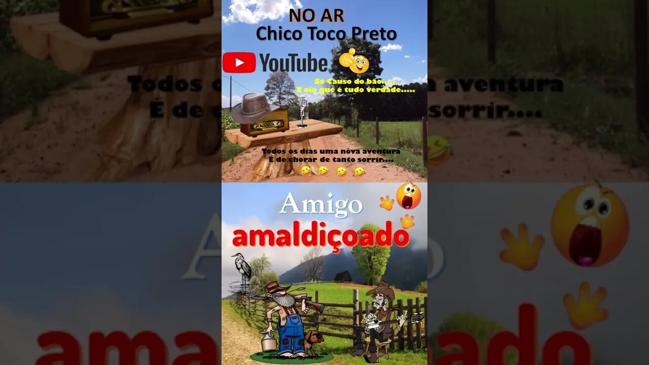 Chico Toco Preto e o Amigo Amaldiçoado, Tem Coragem ?? #shorts