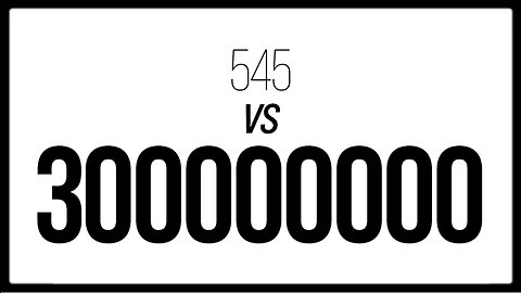 Reese Report - 545 vs 300 Million