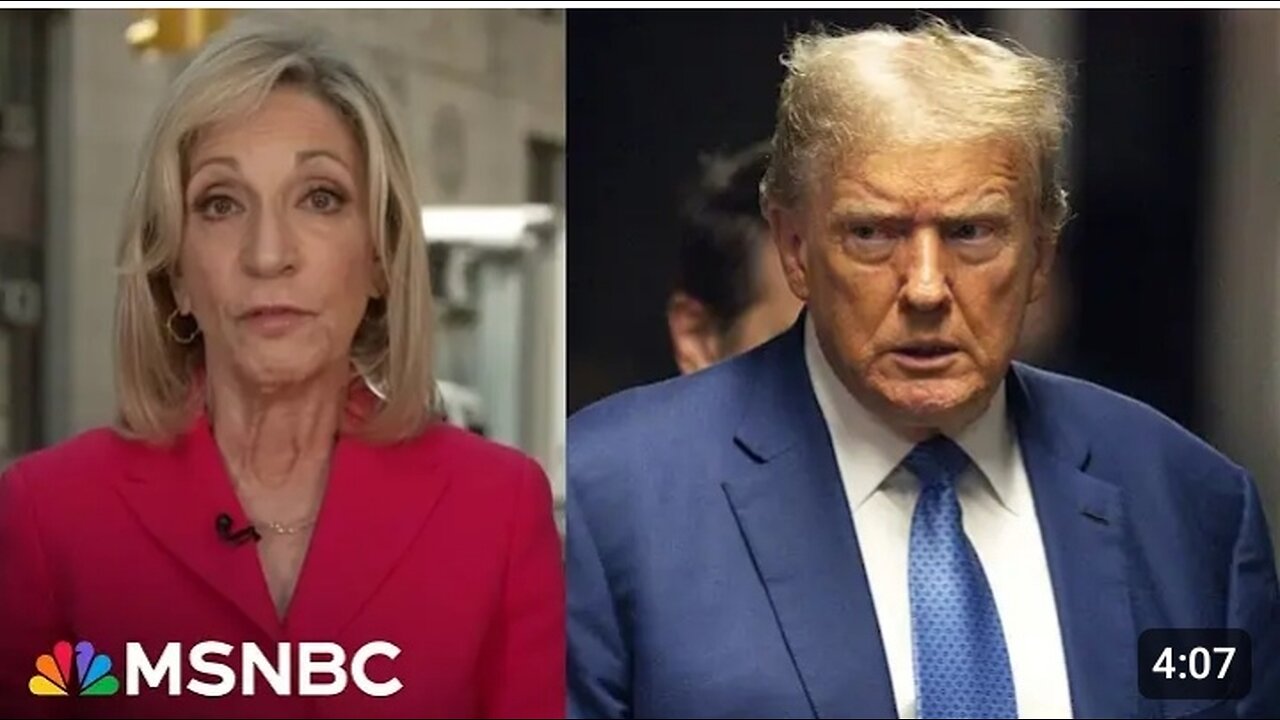 'A extraordinary collapse': What Andrea Mitchell saw inside the courtroom at Trump's trial