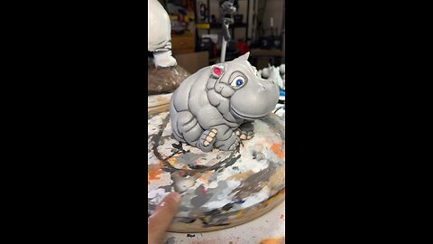 Baby Gray Hippo