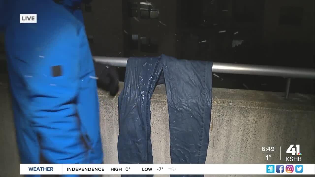 We hope Wes Peery doesn't freeze his pants off...