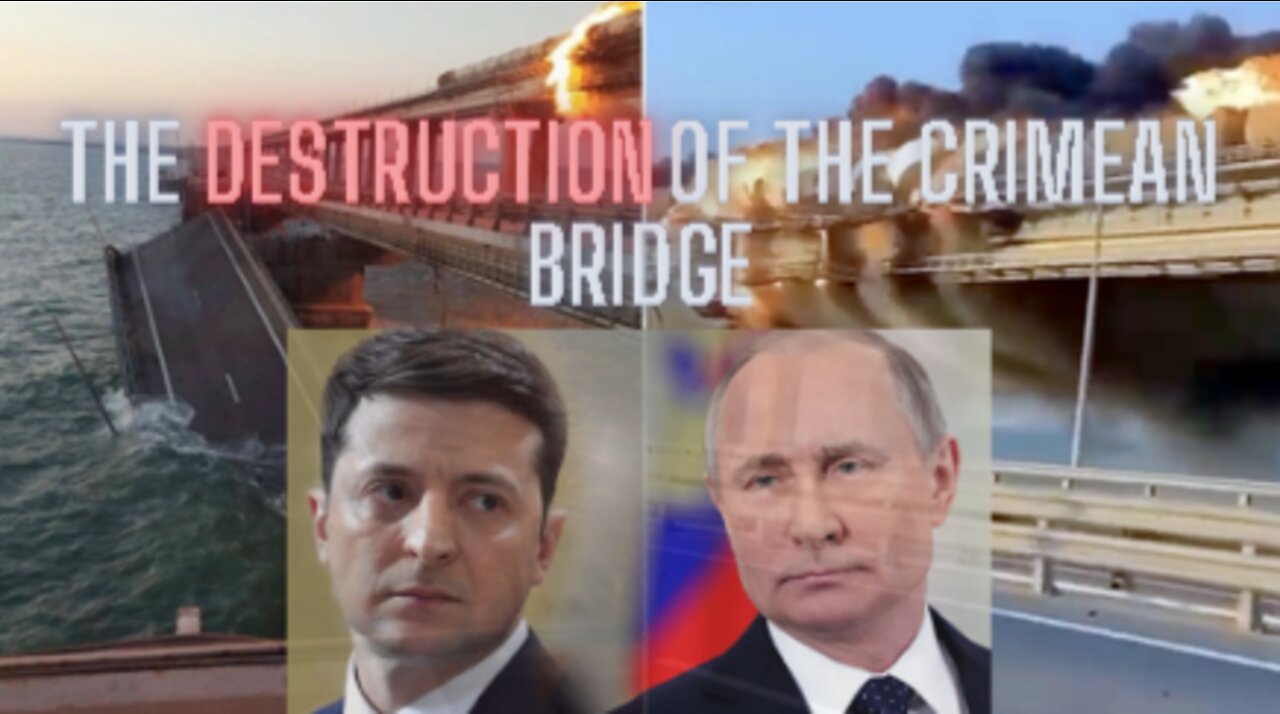 Watch: Ukrainians surprised the Russians by destroying the Crimean bridge