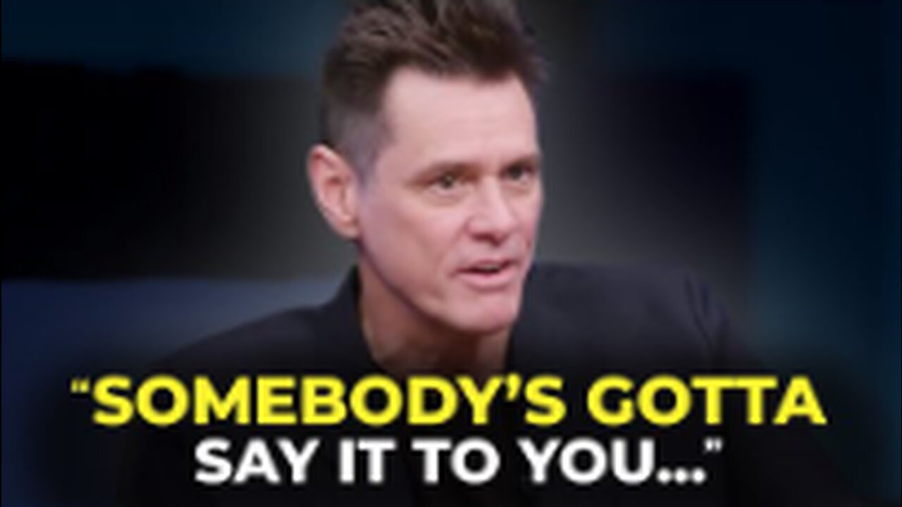 Jim Carrey's Speech NO ONE Wants To Hear — One Of The Most Eye-Opening Speeches