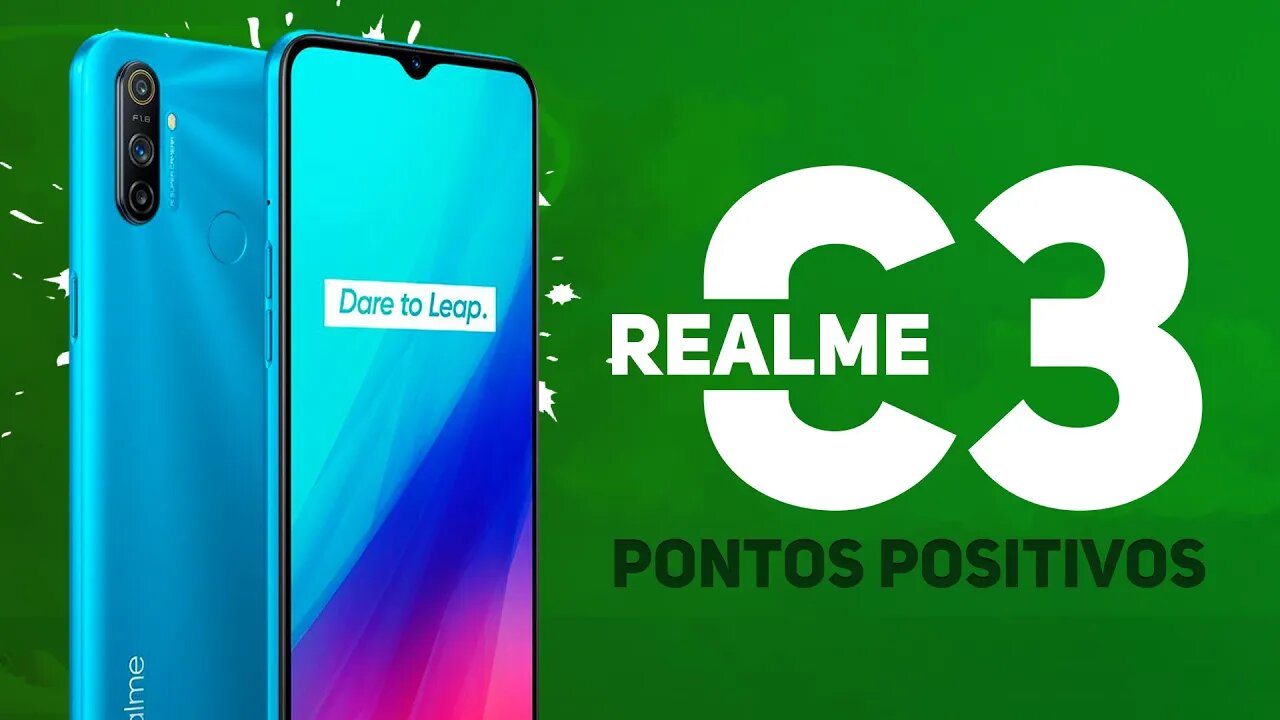 REALME C3 - Pontos Positivos 😍