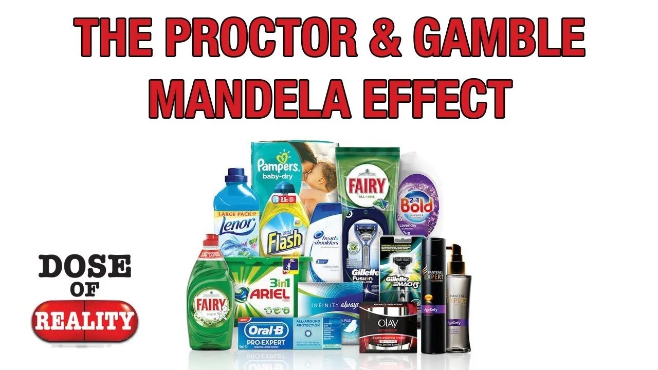 Mandela Effect ~ Proctor & Gamble 2.0 ~ U.S. Patent Office + 100 Years Of Residuals