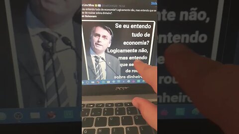 Bolsonaro : se eu entendo de economia? logicamente não, mas entendo que se não roubar sobra dinheiro