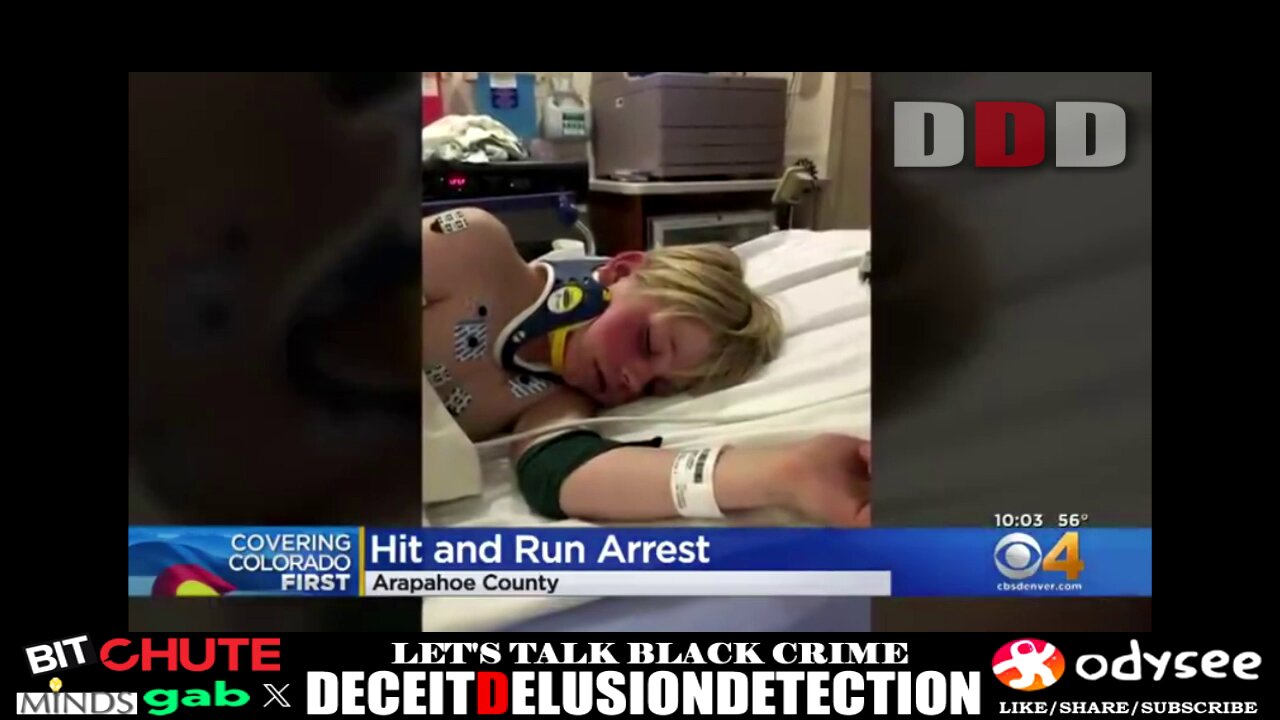 Black suspect intentionally runs down two white children, leaving one in critical condition