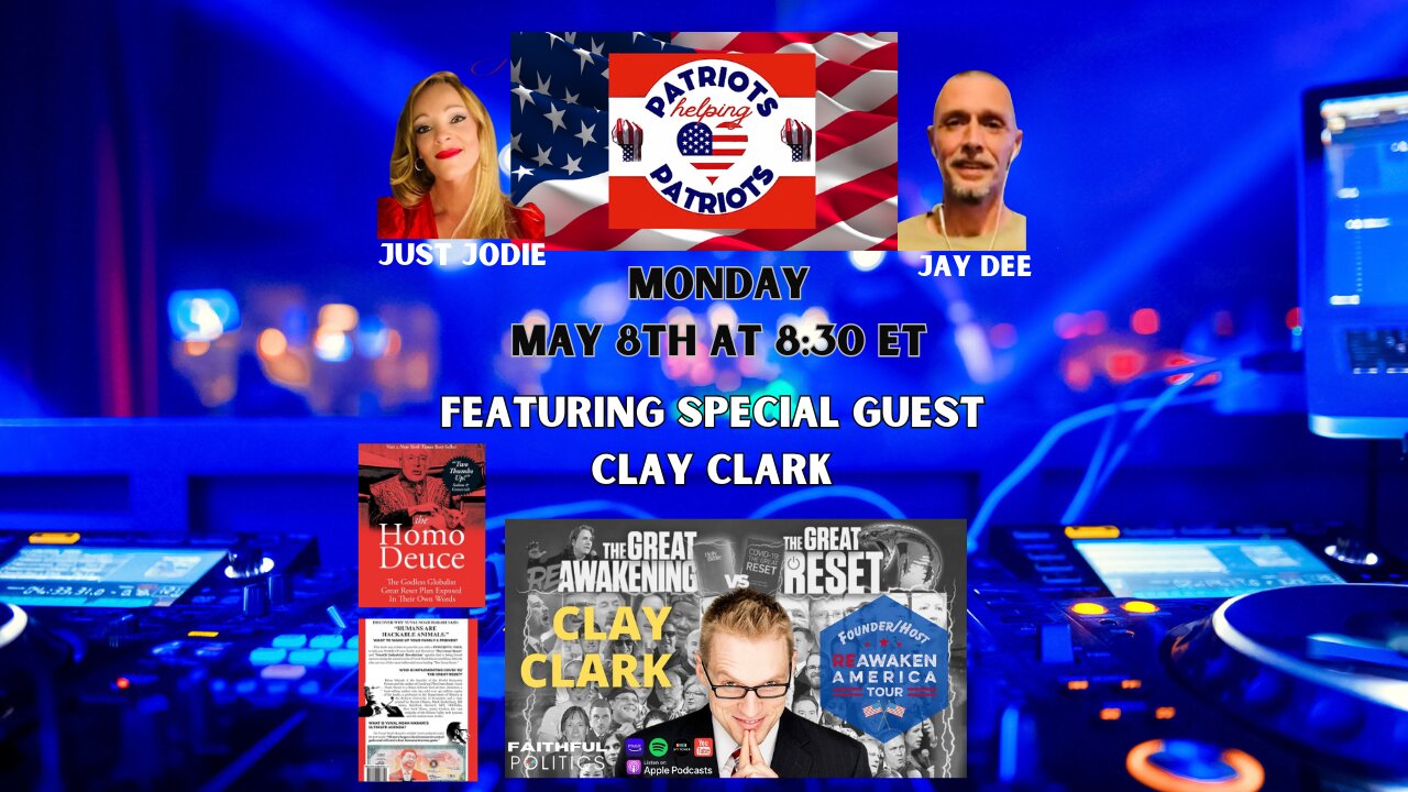 LIVE with Clay Clark,his new book,The Reawaken Tour,The Great Awakening, and exposure of Schwab and Harari! !