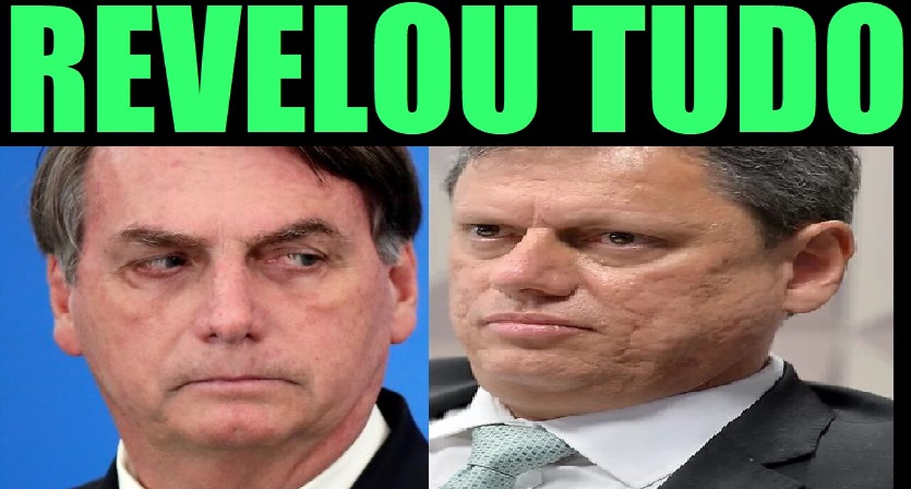 TARCÍSIO DE FREITAS REVELA TUDO E ABRE O CORAÇÃO