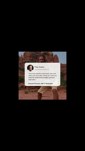 If you’re living your life right now without a legacy or sense of purpose, you’re living unfulfilled