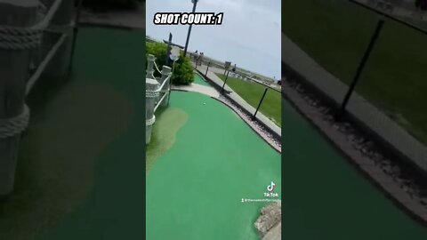 How are my mini golf skills 1-10!? #shorts