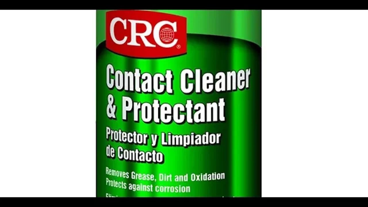 CRC Electrical Contact Cleaner Test - Contact Cleaner Verses Contact Protectant / Cleaner