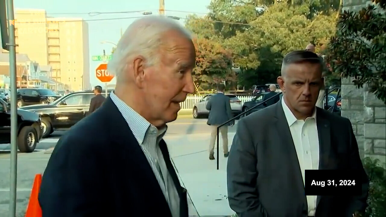 Biden responds to President Trump's visit to Arlington National Cemetery with many of the Gold Star families: "I don't want to answer because I might tell you what I think."