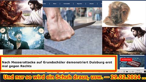 Und nur so wird ein Schuh draus, usw. — 29.02.2024 …